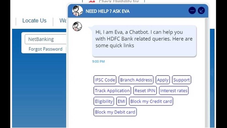 hdfc-eva-chatbot