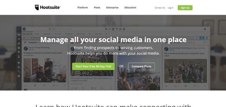 Hootsuite- Social Media Management Tool