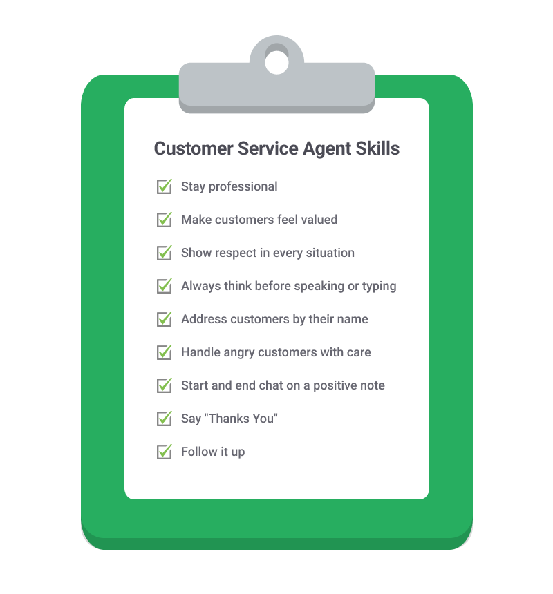 Customer service agent skills